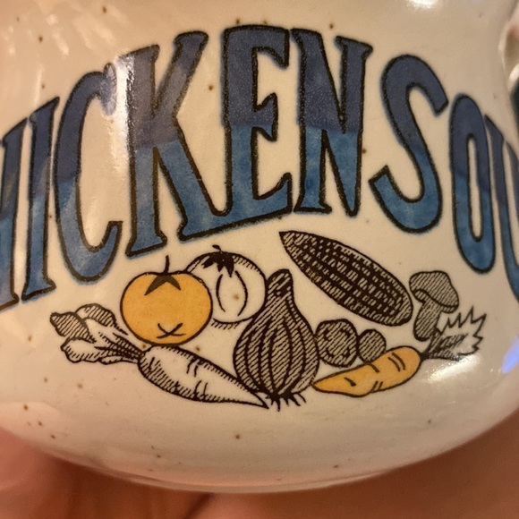 Vintage Chicken Soup Mug, Stoneware - Picture 3 of 5